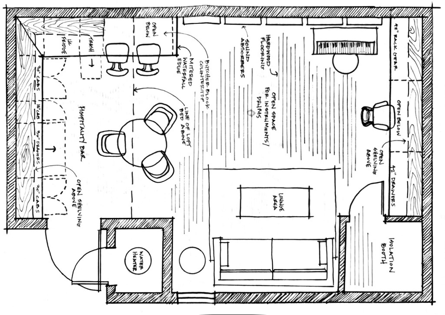 3 Studio 601 Plan